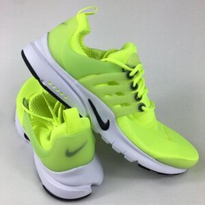 Nike Air Presto Volt Neon White Running Sneakers 7Y fits like 9